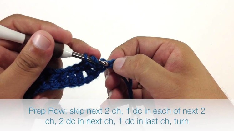 How to Crochet the Keyhole Ripple Stitch (Left Handed)