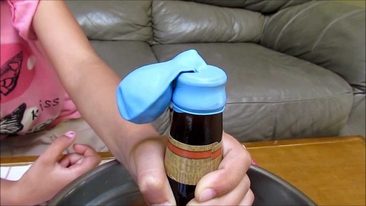 How To Inflate a Balloon with a Bottle & Heat Rises Science Experiment
