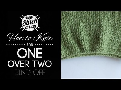 How to Knit the One Over Two Bind Off {English Style}