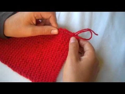 How to Knit: Weaving In Ends