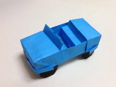 How to Make a origami jeep.car