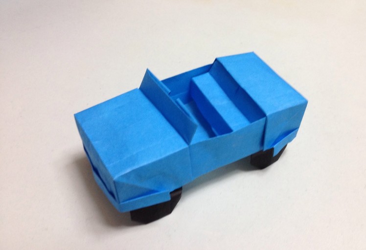 How to Make a origami jeep.car