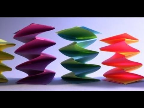 How to make an origami Spring