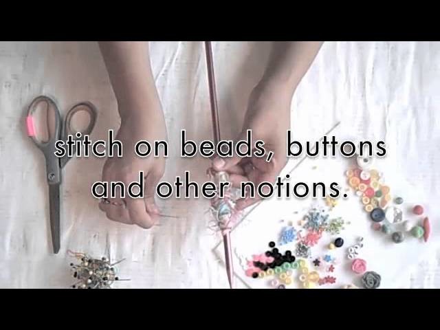 How to make fabric beads by Alma Stoller