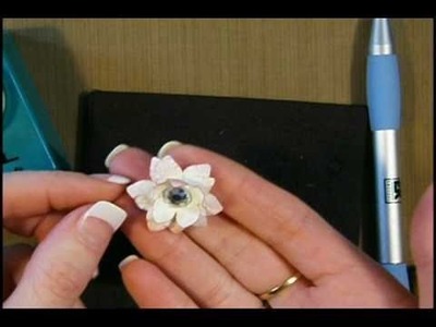 How to make Lotus Like Paper Flower Using a paper punch