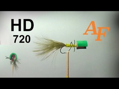 How to tie Cup Head Popper  Fly Tying Fly Fishing Andysfishing EP.111