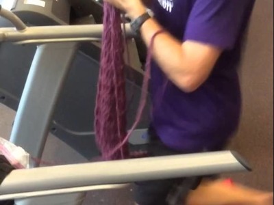 Knitting treadmill