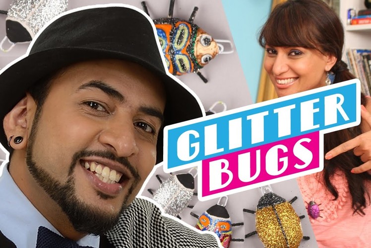 Mad Stuff with Rob – feat. Miss Malini | How to make Glitter Bugs | DIY Craft for Children