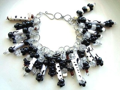 Make beads from plastic bags, recycle, jewelry making, bead making, plastic bag beads