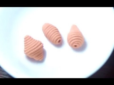 Making of beads from polymer clay