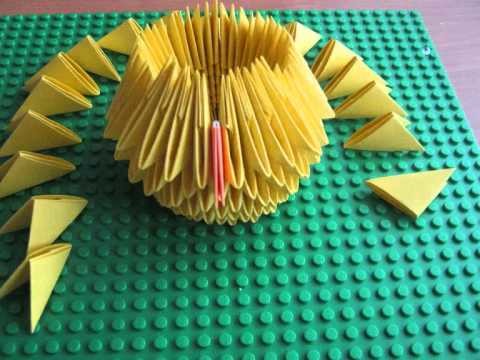 Modular origami chicken