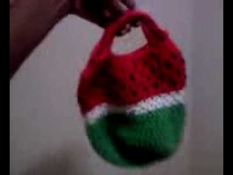 My Crochet Watermelon Bag