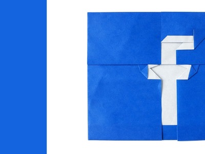 Origami Facebook Logo :: Tutorial