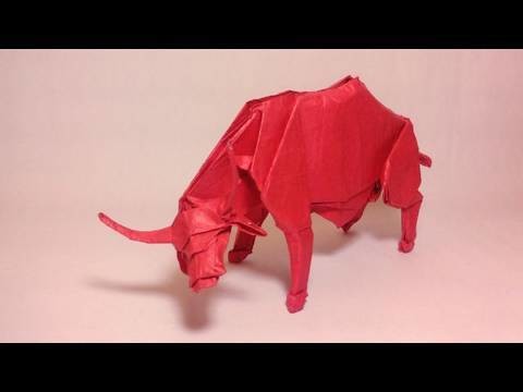 Origami Water Buffalo (Nguyen Hung Cuong) - not a tutorial