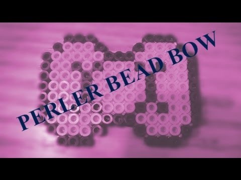 Perler bead bow tutorial