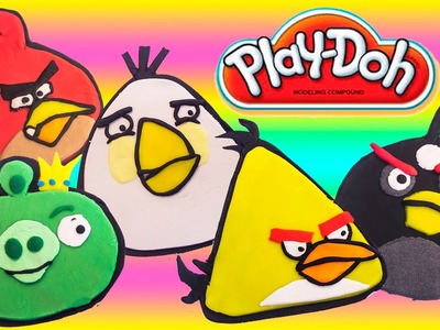 PLAY DOH ANGRY BIRDS Make Play Dough Angry Birds пластилін Ядосани птици Angry Birds Crafts Toys