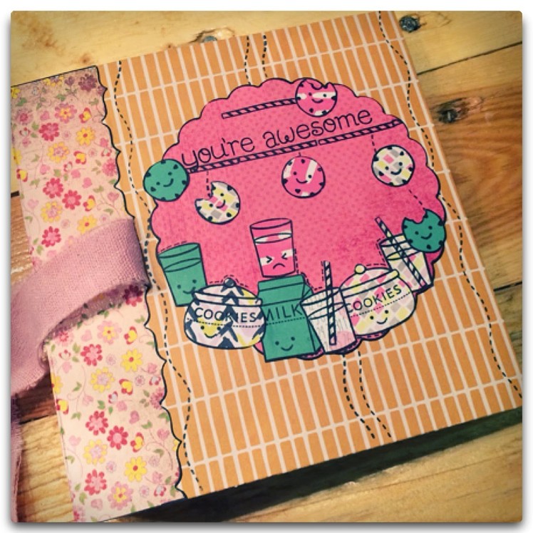 Scrapbook 6x6 Mini-Album*Cookie&Cream* Tutorial[deutsch]