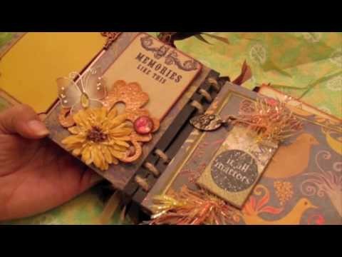Scrapbooking Beautiful Mini Album from Velma (PT2) .m4v