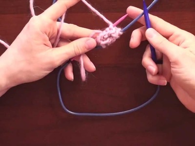 Small Diameter Knitting on 2 Circular Needles