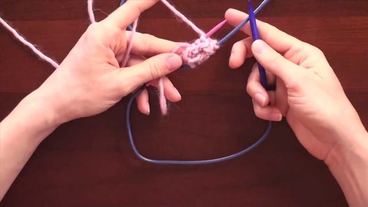 Small Diameter Knitting on 2 Circular Needles