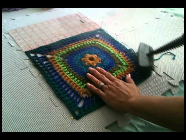 Steam Blocking for Knit.Crochet