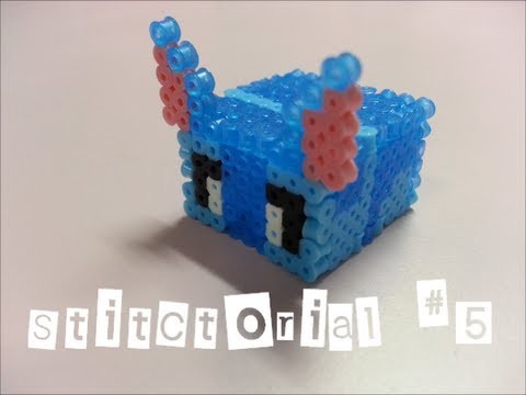 Stitctorial #5 : How to make stitch mini box with mini hama beads?