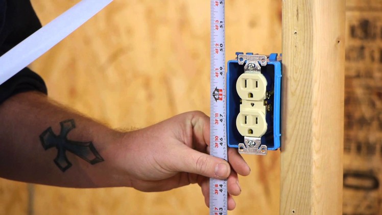 The Minimum Height of a Wall Outlet : DIY Electrical Work