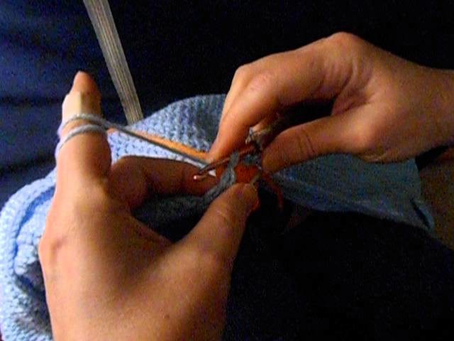Working behind Crochet stitches into skipped Stitches