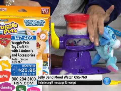 Wuggle Pets Toy Craft Kit  with 4 Animals and Accessories