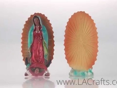 5.25" Virgen De Guadalupe Figurine From LACrafts.com