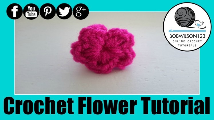 Crochet Flower Tutorial - Whip it up Wednesday !