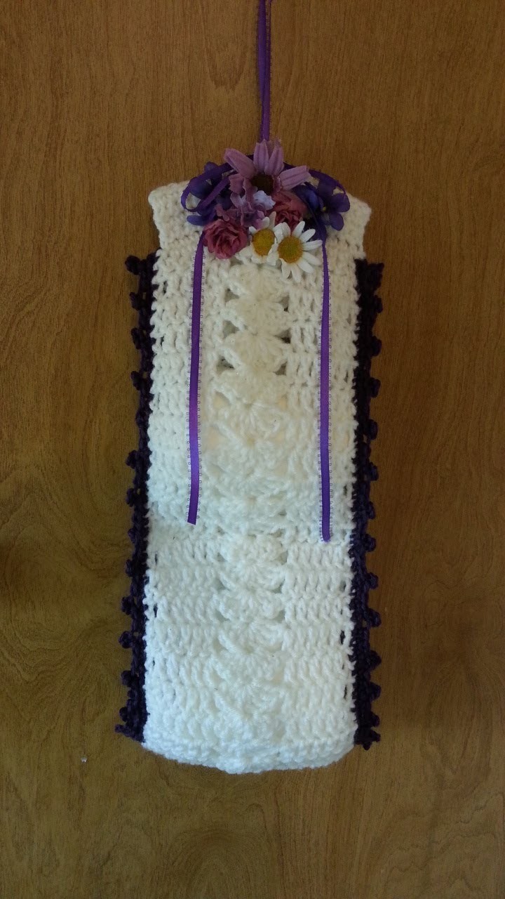 #Crochet Toilet Paper Holder #TUTORIAL Fun Easy crochet Project