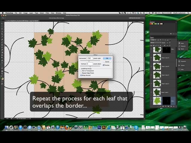 Digital Scrapbook Design Tutorial - CU Vines