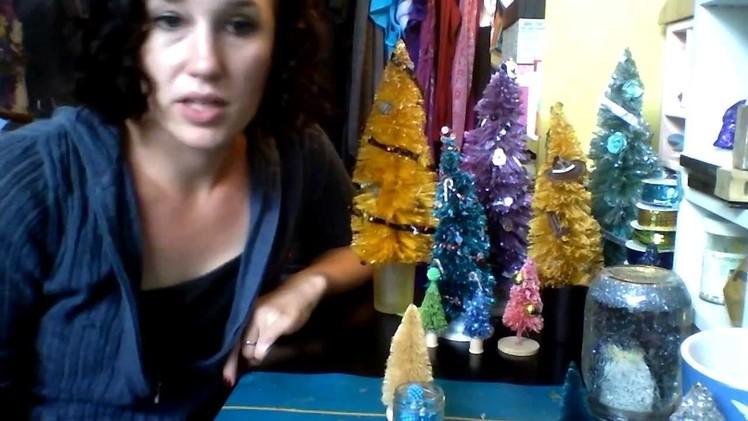 DIY: Decorating a Bottle Brush Tree