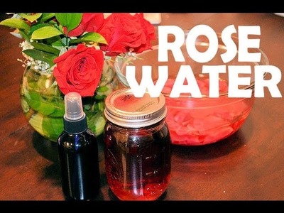✿ DIY How to Make ROSE WATER, Homemade Facial Toner, Setting Spray, Facial Steam ✿