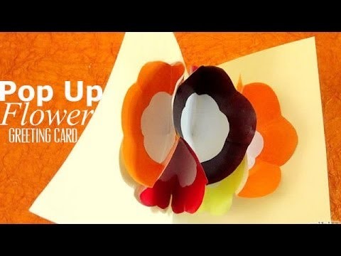 DIY : Pop Up Flower Greeting Card | Ventuno Art All The Way