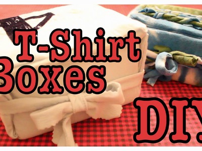 DIY: Room Decor T-Shirt Boxes!