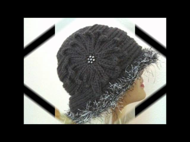 Elegant Textured Gray Crochet Hat Pattern