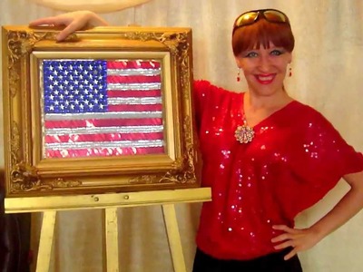 Fancy Beadwork American Flag - Star-Spangled Banner