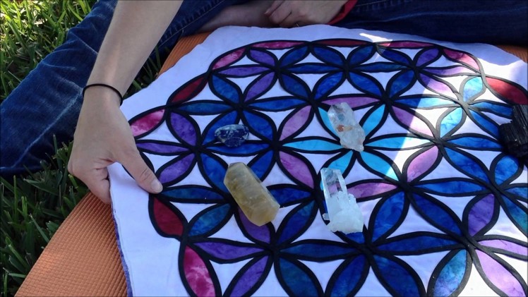Great Craft Idea for your Crystal Grid Cloths!