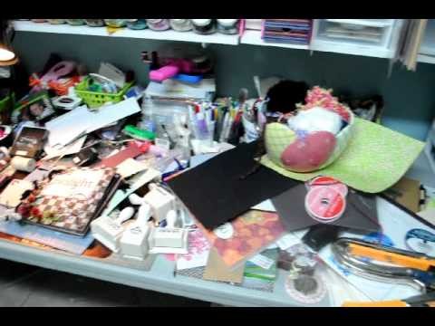 Hot mess scrapbook room Vid #51