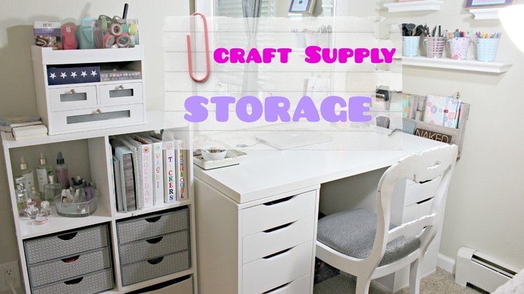 How I Store My Craft Supplies | Stickers, Washi, and More!