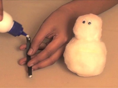 How to make a Cottony Snowman - Arts and Crafts