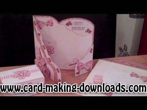 How To Make A Ornate Wrap Around Gatefold Card www card making downloads com