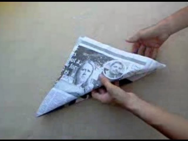 How to make an origami hat - Cómo hacer un sombrero de papel