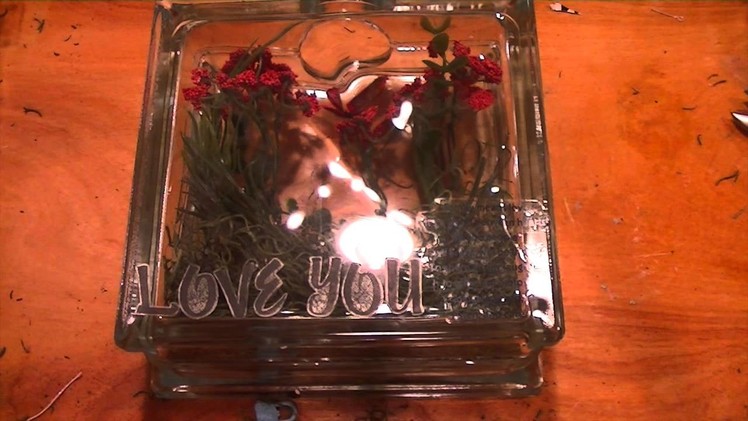 How to make crafts: Floral themed glass box :)