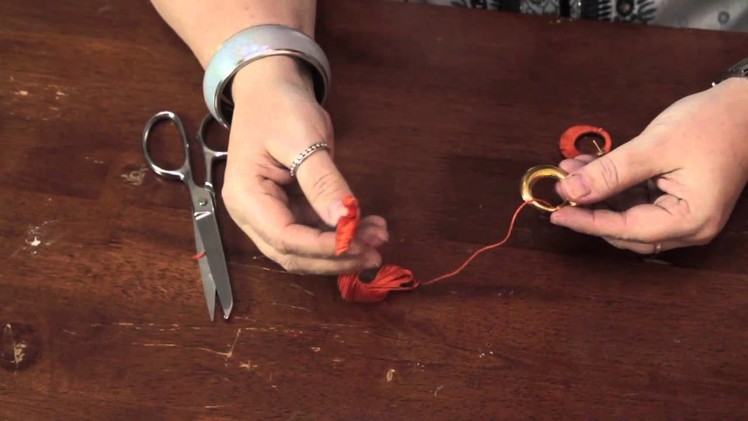 How to Use DMC Floss to Make Jewelry : Homemade Crafts