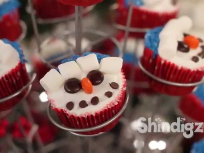 Kids Party Ideas - Christmas Cupcake Decorating - Holiday Recipes - Party Supplies