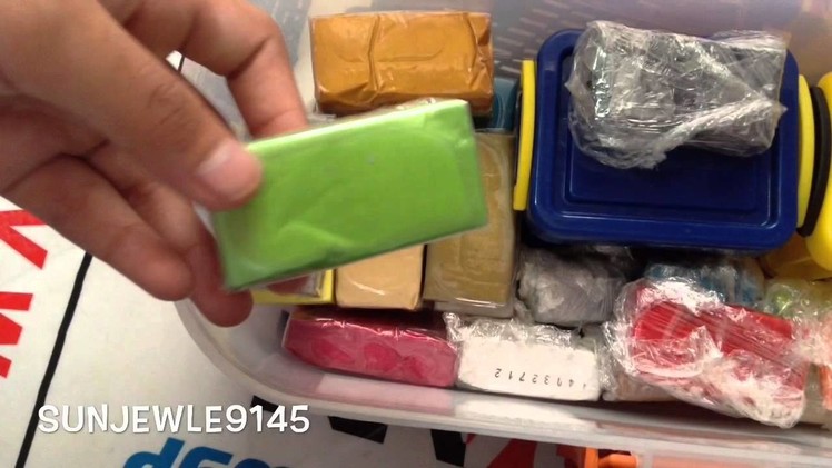 My Polymer Clay Storage. Craft toolbox. How To Keep Organized