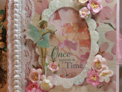 Once Upon A Time Kaisercraft Enchanted Garden Fairy Mini Photo Scrapbook Album